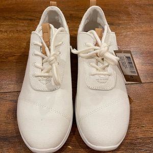 TOMS Cabrillo white Canvas and leather sneaker